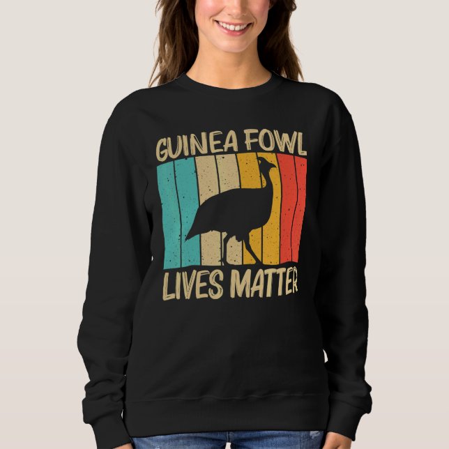 Sudadera Guinea Fowl For Men Women Guinea Hen Poultry (Anverso)