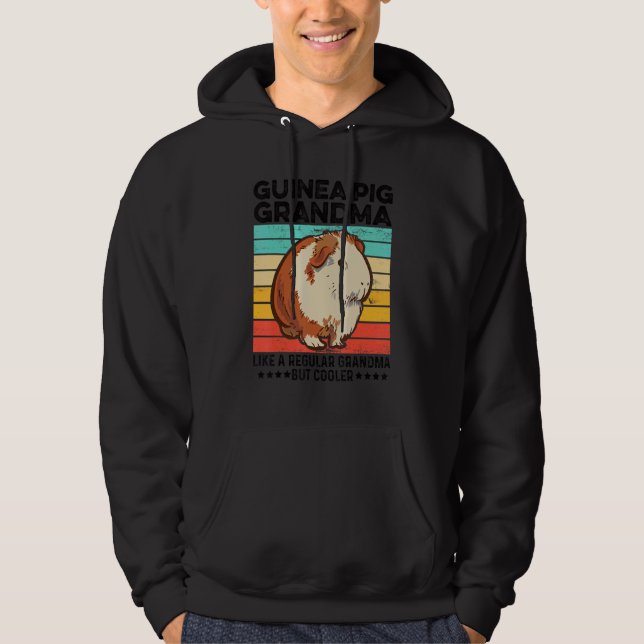 Sudadera Guinea Pig Grandma Like A Regular Grandma But Cool (Anverso)