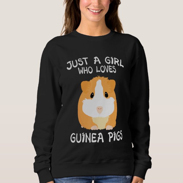 Sudadera Guinea Pig Just a Boy Who Loves Guinea Pigs 2 (Anverso)