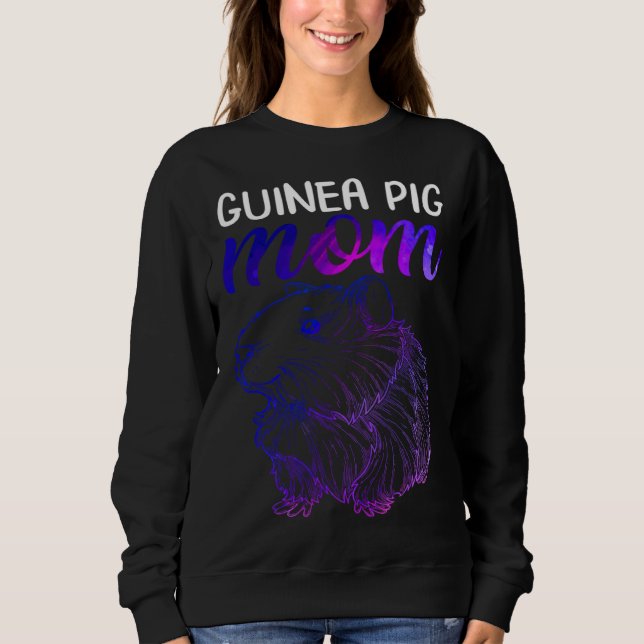 Sudadera Guinea Pig Mom Cute Furry Potato Cavy Guinea Mom M (Anverso)