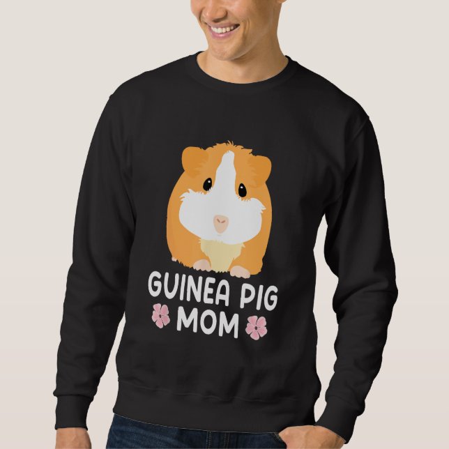 Sudadera Guinea Pig Mom Guinea Pig   Mama Mother (Anverso)