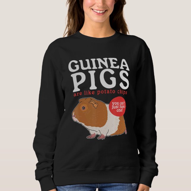 Sudadera Guinea Pigs Are Like Owner Guinea Pig 2 (Anverso)