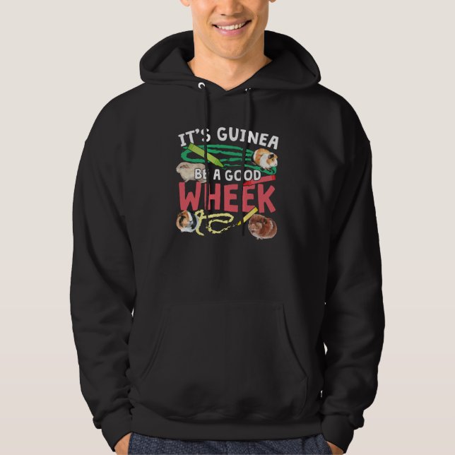 Sudadera Guinea sea un buen bollo - un pigón de Guinea (Anverso)