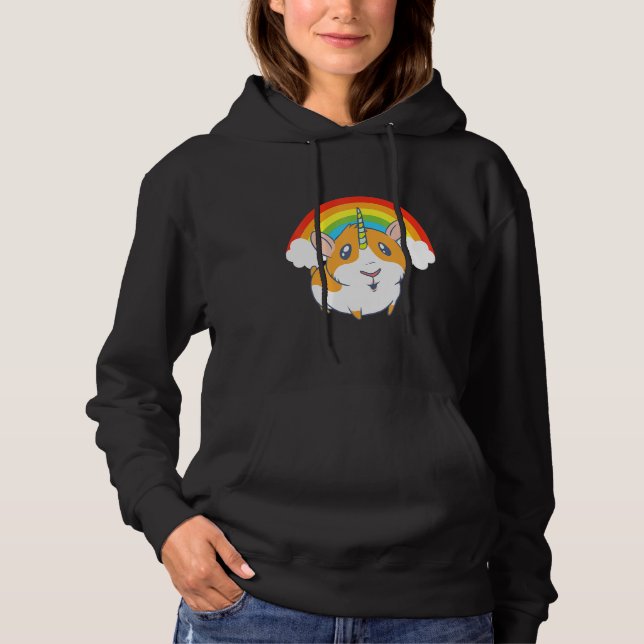 Sudadera Guinicorn Unicorn Guinea Pigs Mom Animal  Rodent (Anverso)