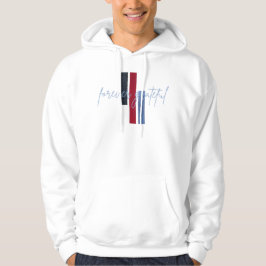 Sudadera Guión de agradecimiento eterno con barras de color