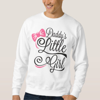 Sudadera Guion de lazo rosa de la niña de papá