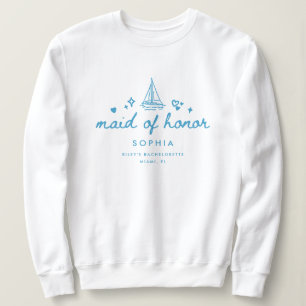 Sudadera Guion elegante de dama de honor, despedida de solt
