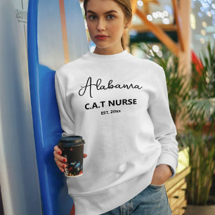 Sudadera Guión personalizado para amantes de gatos nombre d