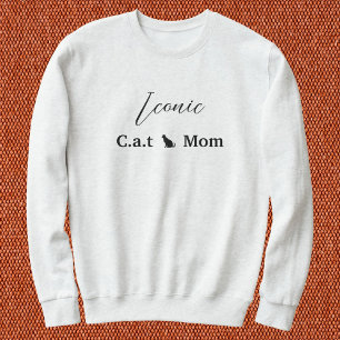 Sudadera Guión personalizado para amantes de mascotas Gata 