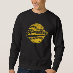 Sudadera Guión retro alterado de Milwaukee de época