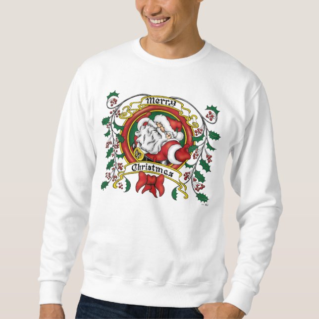 Sudadera Guirnalda de las Felices Navidad (Anverso)