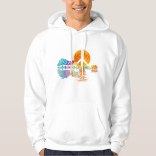 Sudadera Guitar Lake Shadow Peace Love Guitar Hippie