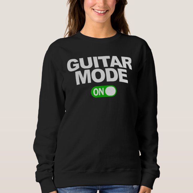 Sudadera Guitar Mode On (Anverso)