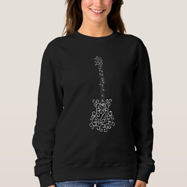 Sudadera Guitar Music Guitar Mandala (Anverso)