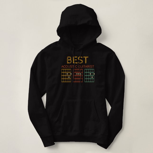 Sudadera Guitarista acústico Dad_715 (Diseño del anverso)