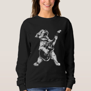Sudadera Guitarista de perro - Wheaten Terrier Dad Mom