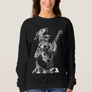 Sudadera Guitarista de perros - Mamá de papá dalmatiano