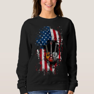 Sudadera Guitaristas De Guitarra Retro Vintage Estadouniden