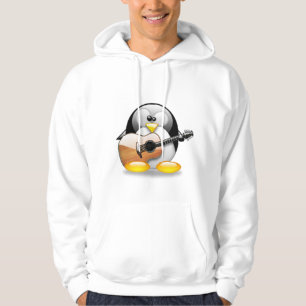 Sudadera Guitarra acústica Tux (Linux Tux)