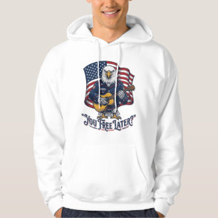 Sudadera Guitarra Águila Patriótica Vintage