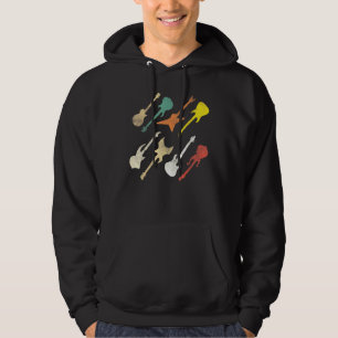 Sudadera Guitarra Amor Diferentes Guitarristas Retro Jugado