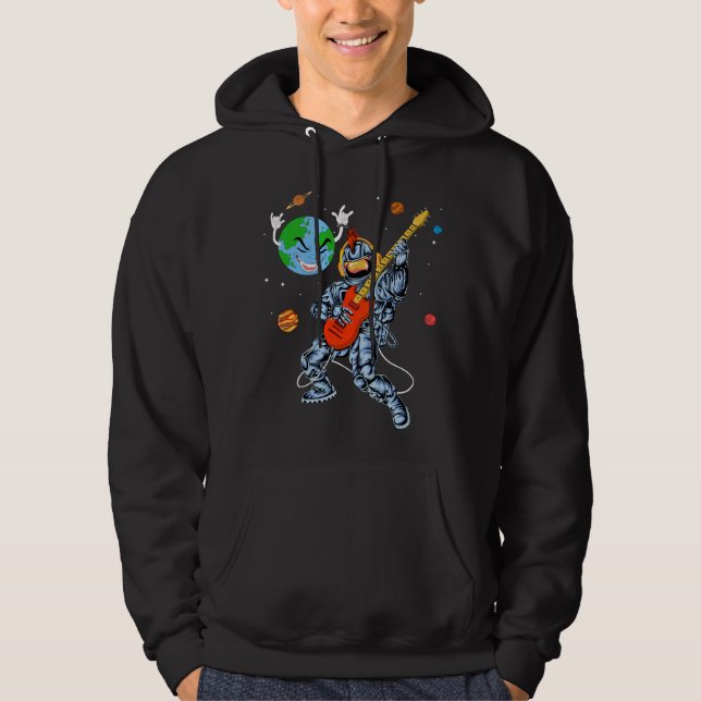 Sudadera Guitarra astronauta (Anverso)