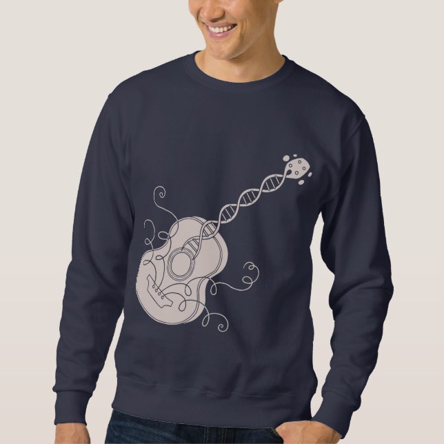 Sudadera Guitarra de ADN (Anverso)