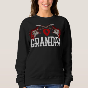 Sudadera Guitarra Eléctrica Abuelo Rock N Roll