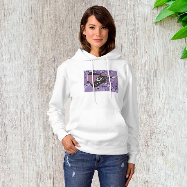 Sudadera Guitarra Eléctrica Mujeres Hoodie (Subido por el creador)