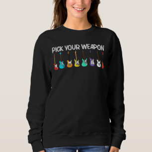 Sudadera Guitarra Guay Para Hombres Banda Guitariana Acústi