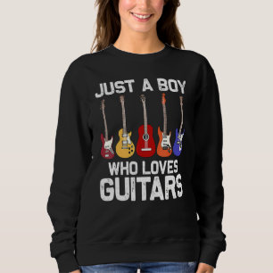 Sudadera Guitarra Guay Para Niños Jugador De Guitarra Elect