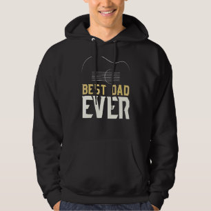 Sudadera Guitarra Mens Mejor Papá Profesores De Guitarra Pa