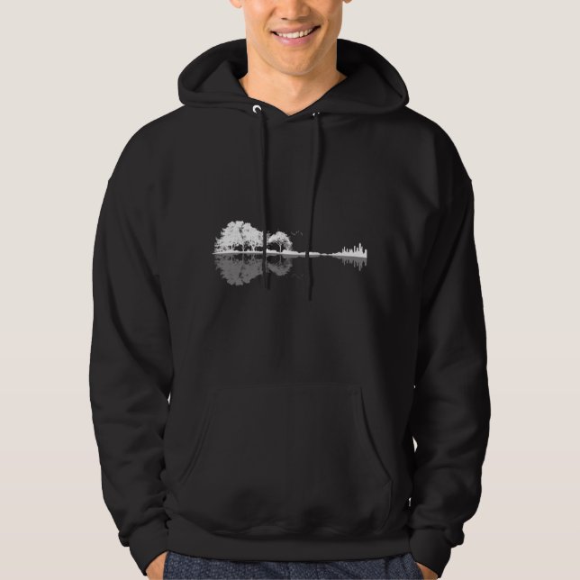 Sudadera Guitarra natural (Anverso)