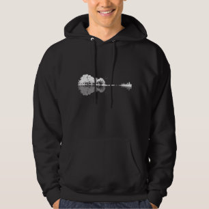 Sudadera Guitarra Naturaleza Árboles Aves Hoodie