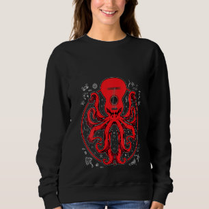 Sudadera Guitarra Octopus T Música Kraken Electric Bass