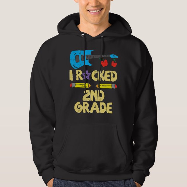 Sudadera Guitarra Que Golpeé El Segundo Grado El Último Día (Anverso)