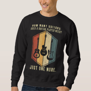 Sudadera Guitarra Retro Para Hombres Guitarra Música Vintag