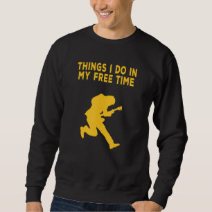 Sudadera Guitarra Rockstar Cosas Que Hago En Mi Música De T