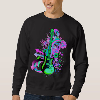 Sudadera Guitarra salvaje (negro)