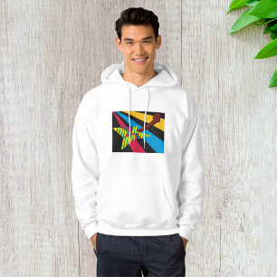 Sudadera Guitarra Vibrante con Rayas Geométricas