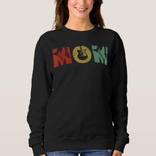 Sudadera Guitarra vintage Música de mamá Guitarista de madr