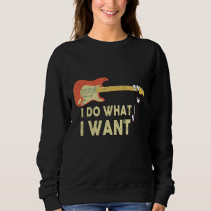 Sudadera Guitarra Y Gato Que Hago Lo Que Quiero Gato