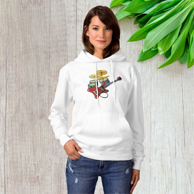Sudadera Guitarra Y Tambores Eléctricos (Subido por el creador)