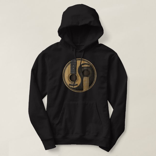 Sudadera Guitarra Ying Yang (Diseño del anverso)