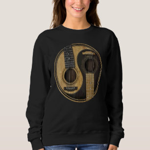 Sudadera Guitarra Ying Yang Guitarra Guitarrista Guita Chic