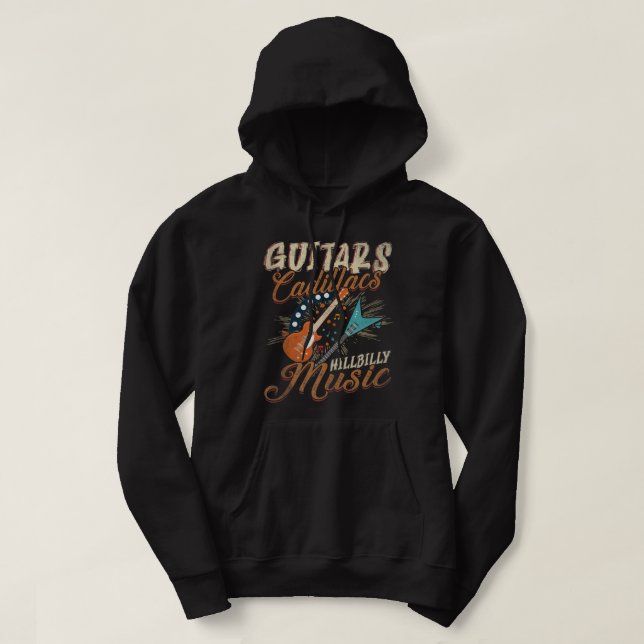 Sudadera Guitarras Cadillacs Música Hillbilly (Diseño del anverso)