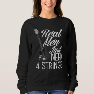 Sudadera Guitarrista Bajista Hombres Instrumento Musical Ba