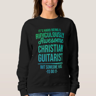 Sudadera Guitarrista Cristiano Culto Duro de Iglesia Pla Gu