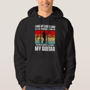 Sudadera Guitarrista de Guitarra Vintage Retro