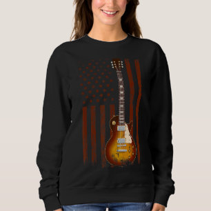 Sudadera Guitars de guitarra de la bandera de los Estados U